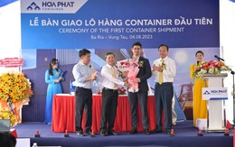 Hòa Phát chính thức xuất ra thị trường lô container đầu tiên