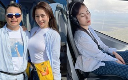 Phương Oanh và Shark Bình cùng trải nghiệm bay trực thăng tại Mỹ, cái kết ra sao mà netizen bật cười?