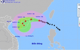 Bão số 3 di chuyển nhanh, sức gió mạnh nhất giật trên cấp 17