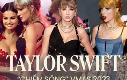 "Nữ hoàng" VMAs 2023 gọi tên Taylor Swift: "Chặt chém" trên thảm hồng, giật 9 chiếc cúp không bằng khoảnh khắc rơi nhẫn 400 triệu