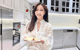 Cận cảnh căn bếp trong penthouse triệu đô của CEO Hannah Olala: Trắng tinh, gọn gàng đến nỗi netizen tưởng để ngắm chứ không dùng