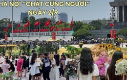 Hà Nội ngày 2/9: Hàng nghìn du khách xếp hàng thăm Lăng Bác, đông nghịt nàng thơ "săn” nắng thu trên đường Phan Đình Phùng