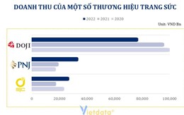 Thị trường trang sức Việt Nam: DOJI có doanh thu “đi trước” nhưng lợi nhuận đang “lội nước theo sau” khi so với PNJ