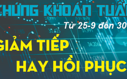 Infographic: Chứng khoán tuần 25-9 đến 30-9: Giảm tiếp hay hồi phục?