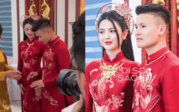 Quang Hải rạng rỡ nhận vàng từ mẹ Chu Thanh Huyền, hạnh phúc bên cạnh vợ sắp cưới