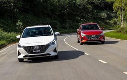 Phân khúc sedan hạng B: Toyota Vios nỗ lực bứt tốc cuối năm vẫn bị Hyundai Accent bỏ xa