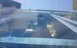 Xem clip mà lạnh người với tài xế chạy ngược chiều trên cao tốc Mỹ Thuận - Cần Thơ