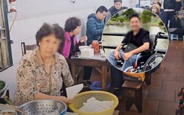 Chủ quán phở ở Hà Nội nói về nam TikToker ngồi xe lăn: 'Không có như trên mạng đâu, chú ấy ăn xong vẫn tươi cười đi ra'