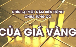 Infographic: Biến động chưa từng có của giá vàng