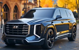 Hyundai Palisade thế hệ mới lần đầu lộ diện: Thiết kế hình hộp như Santa Fe, dự kiến ra mắt năm sau