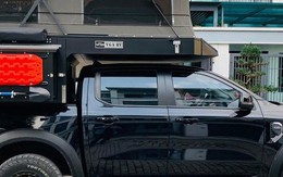 Chủ xe Ford Ranger chi hơn 300 triệu lắp nhà di động: Đủ điều hòa, tủ lạnh, bếp, sạc mặt trời, tháo lắp trong 15 phút