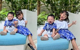Chụp hình cùng em trai, Suchin nhà Cường Đô La bày luôn "7749 biểu cảm tấu hề" khiến bố phải thốt lên điều này