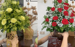2 cách cắm hoa hồng chưng ban thờ ngày Tết: Đơn giản mà vừa đẹp, vừa sang!