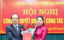Công bố quyết định của Ban thường vụ Tỉnh ủy Tuyên Quang về công tác cán bộ