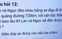 Lại thêm bài toán tiểu học khiến dân tình khóc giùm đôi chân của Lan: Đạp xe 720km, chở Ngọc lên Đà Lạt