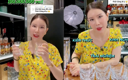 Cô gái review bộ ly 100 triệu của Thái Công: Cái ly cũng chỉ dùng để uống nước thôi, có gì mà đắt vậy?