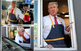 Ông Trump khoác tạp dề bán khoai tây chiên: Lôi kéo McDonald’s vào đấu trường chính trị, tìm cách mỉa mai đối thủ