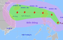 Bão Tami sẽ giật cấp 14, sóng biển cao 6-8 m, hướng vào Việt Nam