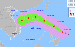 Bão Manyi mạnh cấp 15 sắp vào Biển Đông