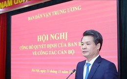 Ban Bí thư bổ nhiệm Phó trưởng Ban Dân vận Trung ương, chỉ định nhân sự ở 2 tỉnh