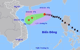 Bão số 9 tiếp tục giảm cấp, cách quần đảo Hoàng Sa 350km