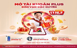 Cơ hội nhận iPhone 16 khi mở tài khoản Plus trên Agribank Plus