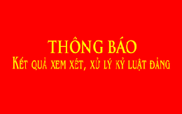 Khai trừ ra khỏi Đảng nhiều cán bộ, cựu cán bộ ở Thanh Hóa