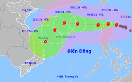 Bão Yinxing mạnh lên cấp 15, tiến vào Biển Đông