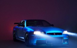 Xế cổ Nissan GT-R R34 được phục chế thành siêu xe