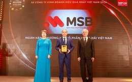 MSB lọt TOP 50 Công ty kinh doanh hiệu quả nhất Việt Nam năm 2024