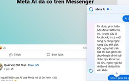 AI Meta tiếng Việt bất ngờ tích hợp vào ứng dụng Messenger