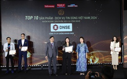 DNSE tiếp tục được vinh danh Top 10 sản phẩm - dịch vụ công nghệ Tin dùng