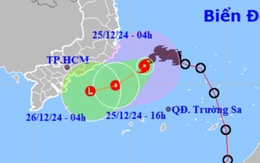 Bão số 10 áp sát vùng biển Ninh Thuận đến Bà Rịa - Vũng Tàu