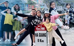 Chuyến đi khó quên của gia đình nhỏ ở Hà Giang, trẻ nhỏ mê mệt, ngắm hoa đào, hoa mận rợp trời