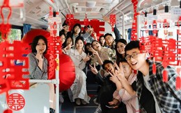 Đám cưới trên xe buýt - Trào lưu lạ của các cặp đôi Trung Quốc