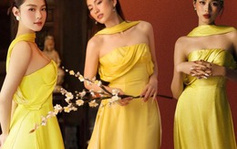 Nữ chính phim Mai trong "cuộc đua" áo dài Tết: Đụng hàng Hoa hậu Đỗ Thị Hà một mẫu áo cách tân gợi cảm
