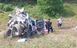 23 giây toàn cảnh vụ tai nạn thảm khốc ở cao tốc Cam Lộ - La Sơn, 2 mẹ con tử vong