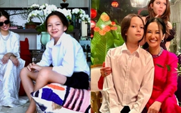 2 nhóc tỳ nhà Hồng Nhung "lột xác" ở tuổi 12: Con gái là "bản sao" của mẹ, con trai nuôi tóc dài lãng tử