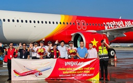 Vietjet tiếp tục nhận tàu bay ngày đầu năm mới