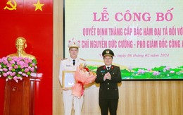 Phó Giám đốc Công an tỉnh Nghệ An được thăng cấp bậc hàm