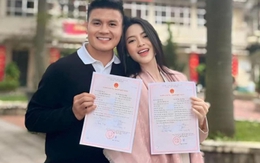 Hot: Quang Hải và Chu Thanh Huyền khoe giấy đăng kí kết hôn, chính thức trở thành vợ chồng hợp pháp