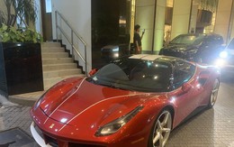 Siêu xe Ferrari 488 GTB tái xuất sau hơn một năm tông đổ cây tại Hà Nội