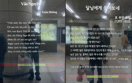 Dân mạng thích thú đọc thơ Hồ Xuân Hương ở ga tàu Hàn Quốc
