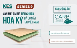 Ván Melamine Carb P2/EPA chống ẩm KES tại Việt Nam là tất yếu
