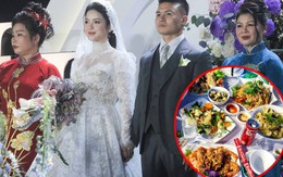 Cận cảnh tiệc cưới Quang Hải: Thực khách ấn tượng với món quả cầu vàng chiên thơm