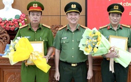 Bổ nhiệm và điều động nhân sự lãnh đạo công an 2 tỉnh Long An, An Giang