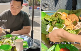 Bún đậu mắm tôm 800k/suất gây sốt tại New York: Khách ngồi ghế nhựa, ăn bún trong mẹt "y chang" Việt Nam