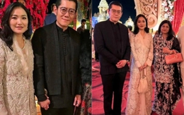 Hoàng hậu "vạn người mê" của Bhutan dự tiệc nhà tỷ phú giàu nhất châu Á: Xinh đẹp ngút ngàn, hiếm hoi thể hiện cử chỉ thân mật với chồng