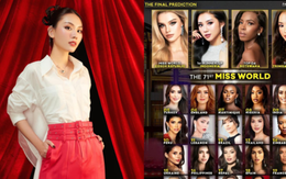 BXH từng dự đoán Mai Phương đăng quang Miss World thay đổi bất ngờ, đại diện Việt Nam xếp vị trí nào?