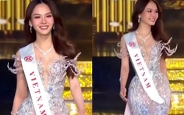 Chung kết Miss World 2024: Mai Phương khoe sắc vóc gợi cảm trong phần thi dạ hội, xuất hiện 7 giây gây sốt bên dàn đối thủ